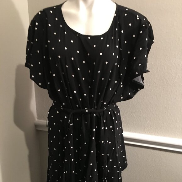The Loft 1X Polka Dot Dress - So gorgeous Fits Up to 50 Bust NW Car1 box - Picture 1 of 3
